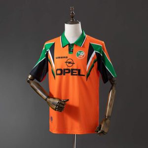 Retro Irland 1997 Bortedrakt Oransje Herre Fotballdrakt