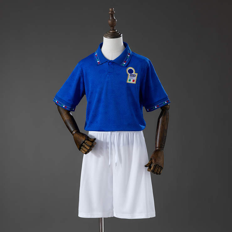 Retro Italia 1994 Hjemmedrakt Barn Fotballdraktsett
