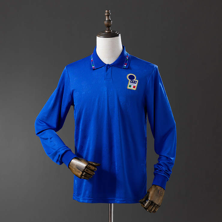 Retro Italia 1994 Hjemmedrakt Langermet Herre Fotballdrakt