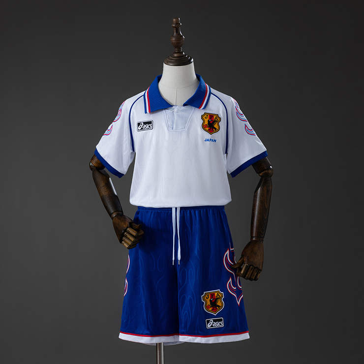 Retro Japan 1998 Bortedrakt Barn Fotballdraktsett