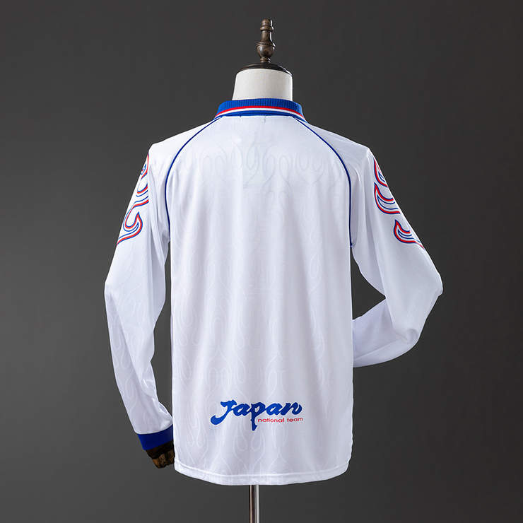 Retro Japan 1998 Bortedrakt Langermet Herre Fotballdrakt