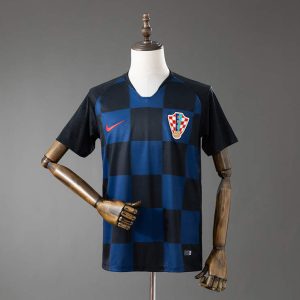 Retro Kroatia 2018 Bortedrakt Herre Fotballdrakt