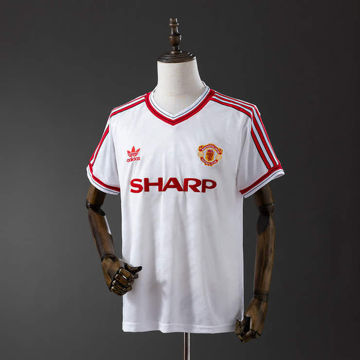 Retro Manchester United 1986/88 Bortedrakt Herre Fotballdrakt