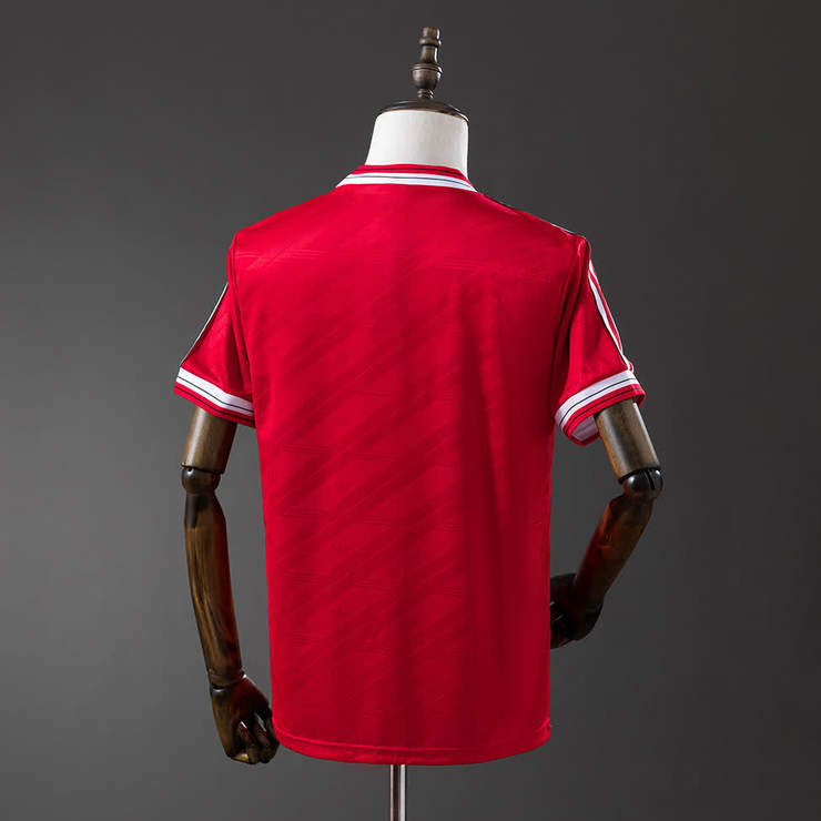 Retro Manchester United 1986/88 Hjemmedrakt Herre Fotballdrakt