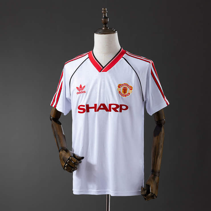 Retro Manchester United 1988/90 Bortedrakt Herre Fotballdrakt