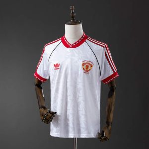 Retro Manchester United 1991 Bortedrakt Herre Fotballdrakt