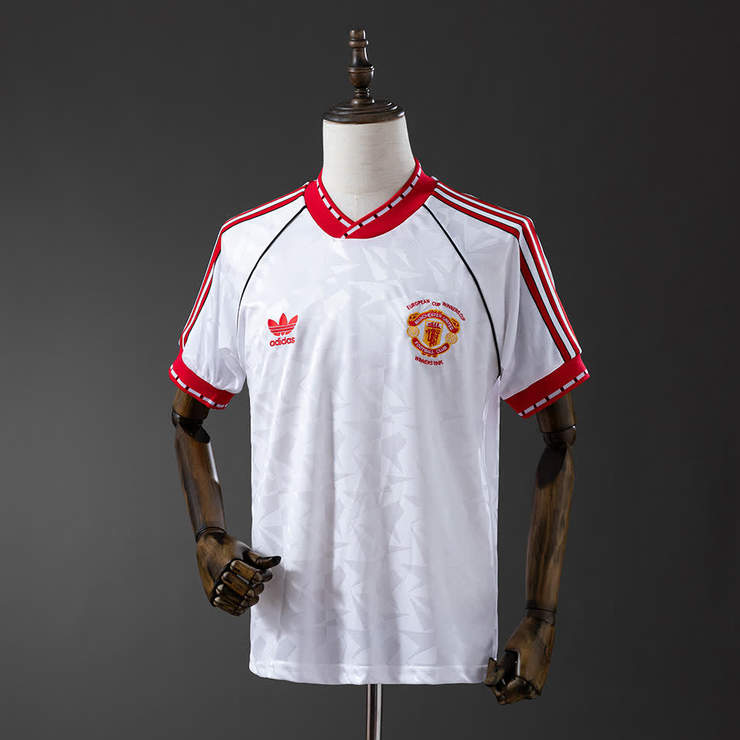Retro Manchester United 1991 Bortedrakt Herre Fotballdrakt