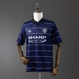 Retro Manchester United 1999/00 Bortedrakt Herre Fotballdrakt