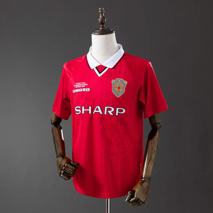 Retro Manchester United 1999/00 Hjemmedrakt Herre Fotballdrakt