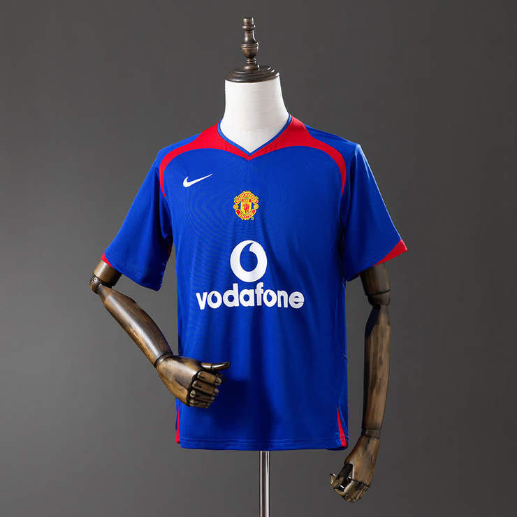 Retro Manchester United 2005/06 Bortedrakt Herre Fotballdrakt