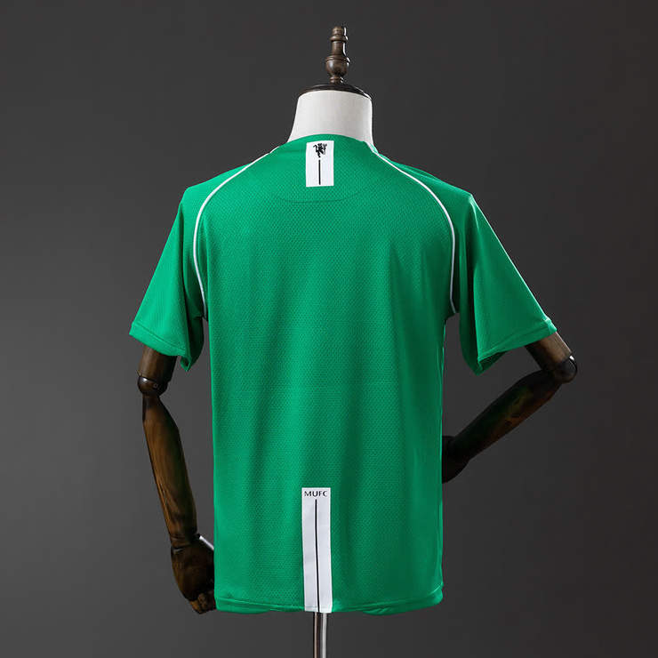 Retro Manchester United 2007/08 Keeperdrakt Grønn Fotballdrakt Herre