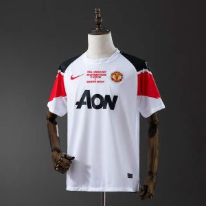 Retro Manchester United 2010/11 Bortedrakt Champions League Fotballdrakt Herre