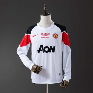 Retro Manchester United 2010/11 Bortedrakt Langermet Herre Fotballdrakt