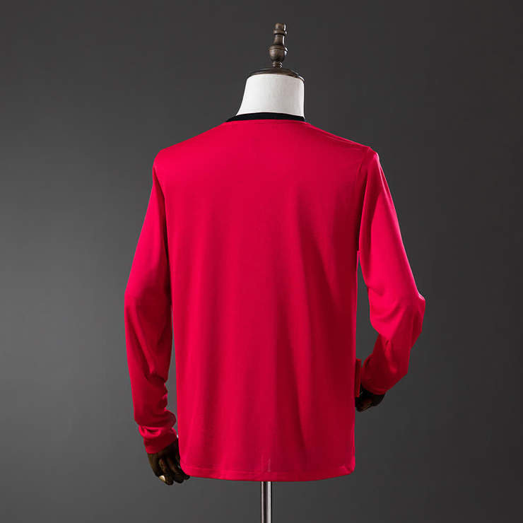 Retro Manchester United 2010 Hjemmedrakt Langermet Herre Fotballdrakt