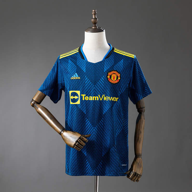 Retro Manchester United 2021/22 Tredjedrakt Herre Fotballdrakt
