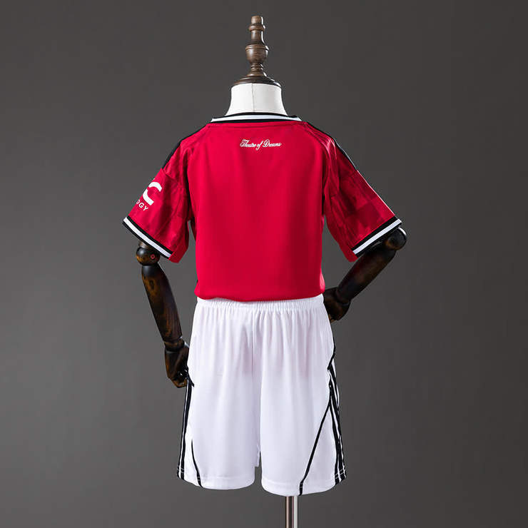 Retro Manchester United 2024/25 Hjemmedrakt Barn Fotballdraktsett