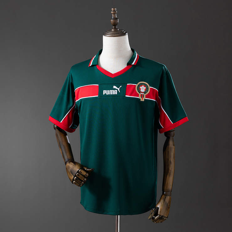Retro Marokko 1998 Hjemmedrakt Herre Fotballdrakt