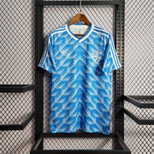 Retro Nederland 1988 Bortedrakt Herre Fotballdrakt