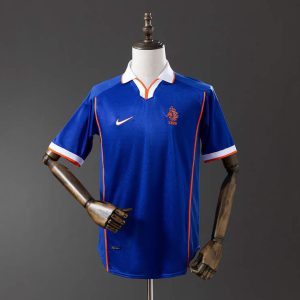Retro Nederland 1998 Bortedrakt Herre Fotballdrakt