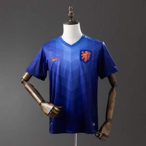 Retro Nederland 2014 Bortedrakt Herre Fotballdrakt