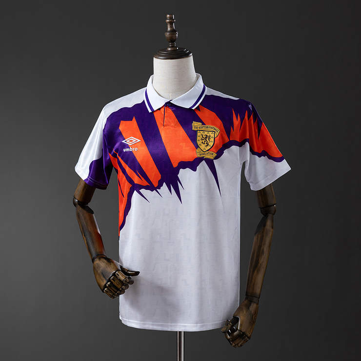 Retro Skottland 1991/93 Bortedrakt Herre Fotballdrakt