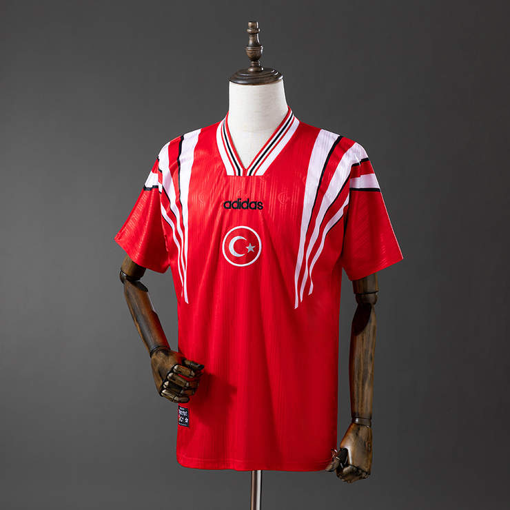 Retro Tyrkia 1996 Hjemmedrakt Herre Fotballdrakt