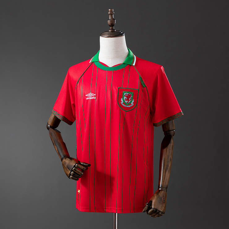 Retro Wales 1994/96 Hjemmedrakt Herre Fotballdrakt