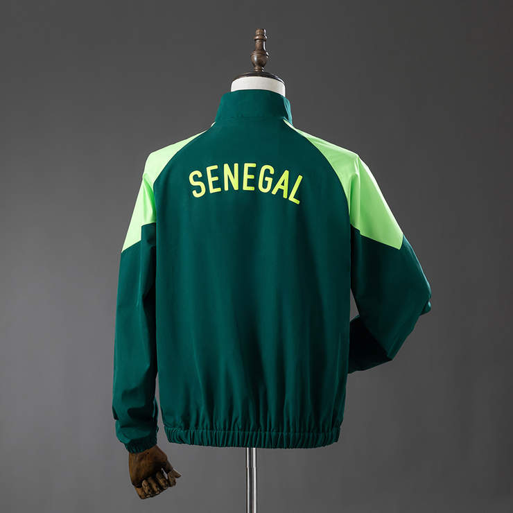 Senegal VM 2026 Vindjakke Mørkegrønn Treningsjakke Herre