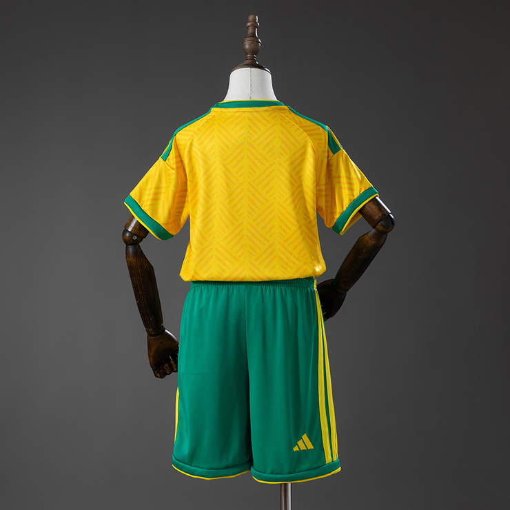 Sør-Afrika VM 2026 Hjemmedrakt Fotballdraktsett Barn Kortermet