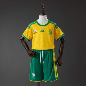 Sør-Afrika VM 2026 Hjemmedrakt Fotballdraktsett Barn Kortermet