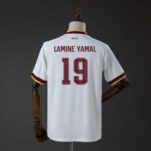 Spania VM 2026 Bortedrakt Herre Lamine Yamal #19 Fotballdrakt Mesterutgave To Stjerner