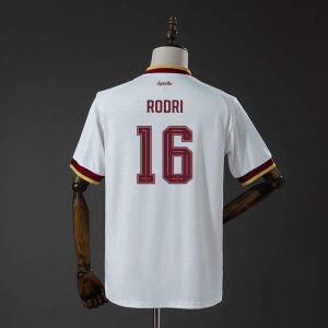 Spania VM 2026 Bortedrakt Herre Rodri #16 Fotballdrakt Mesterutgave