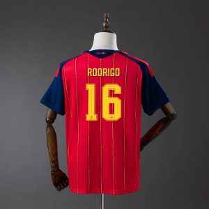 Spania VM 2026 Hjemmedrakt Herre Rodrigo #16 Fotballdrakt Mesterutgave