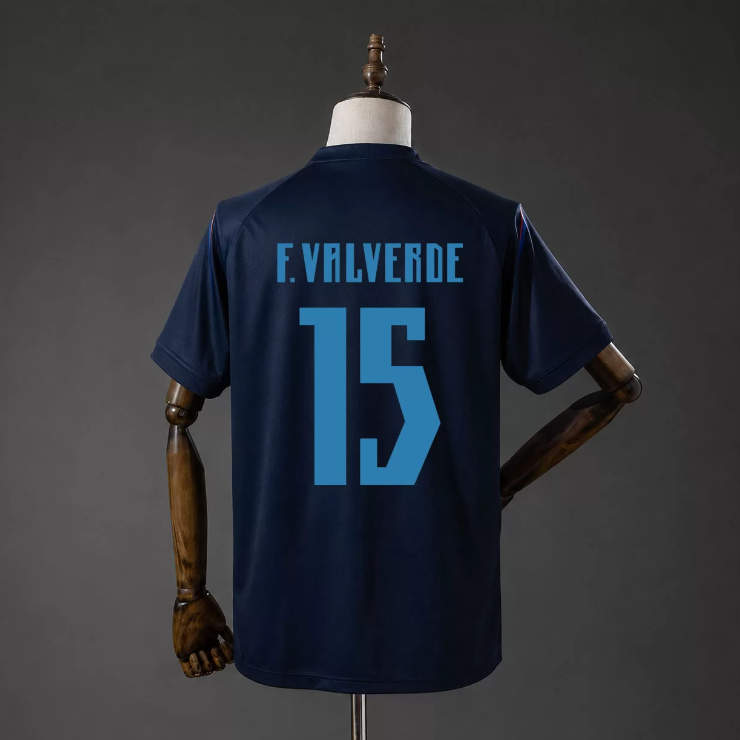 Uruguay VM 2026 Bortedrakt Federico Valverde 15 Fotballdrakt Herre