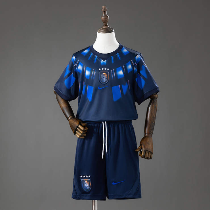 Uruguay VM 2026 Bortedrakt Fotballdraktsett Barn Kortermet