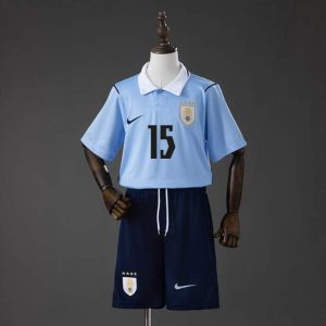 Uruguay VM 2026 Hjemmedraktsett Barn Federico Valverde 15 Fotballdrakt